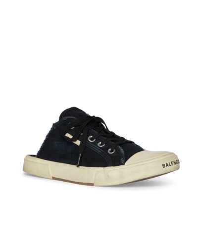Balenciaga Womens Paris Sneaker Mule In Black 20240074 1