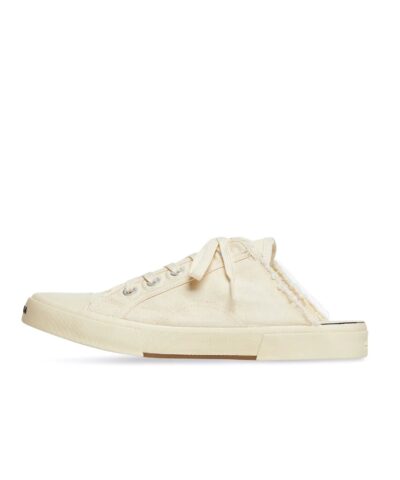 Balenciaga Womens Paris Sneaker Mule In Off White 20240092 2