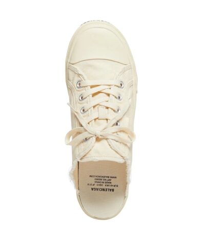 Balenciaga Womens Paris Sneaker Mule In Off White 20240092 5