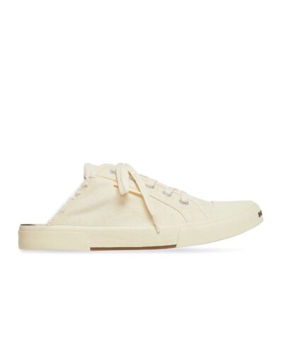 Balenciaga Women's Paris Sneaker Mule In Off White-20240102