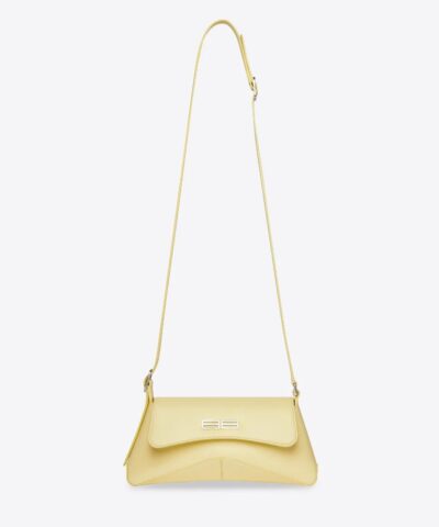 Balenciaga XX Small Flap Bag in Light Yellow Box Calfskin 20240973 1