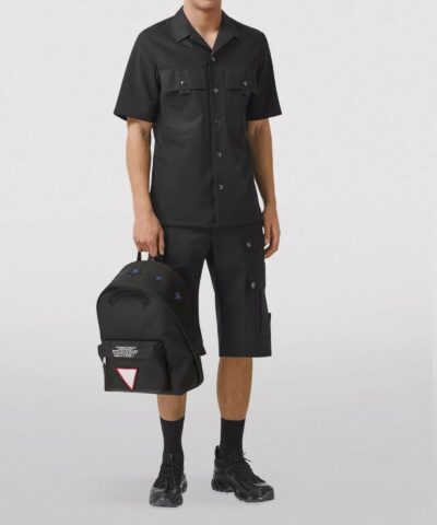 Burberry Badge Applique Backpack 20241414 5