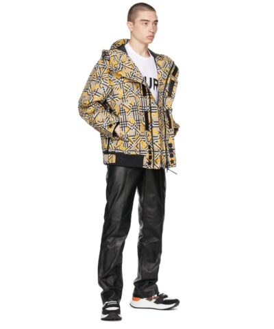 Burberry Beige Yellow Vintage Check Logo Jacket 20246806 1