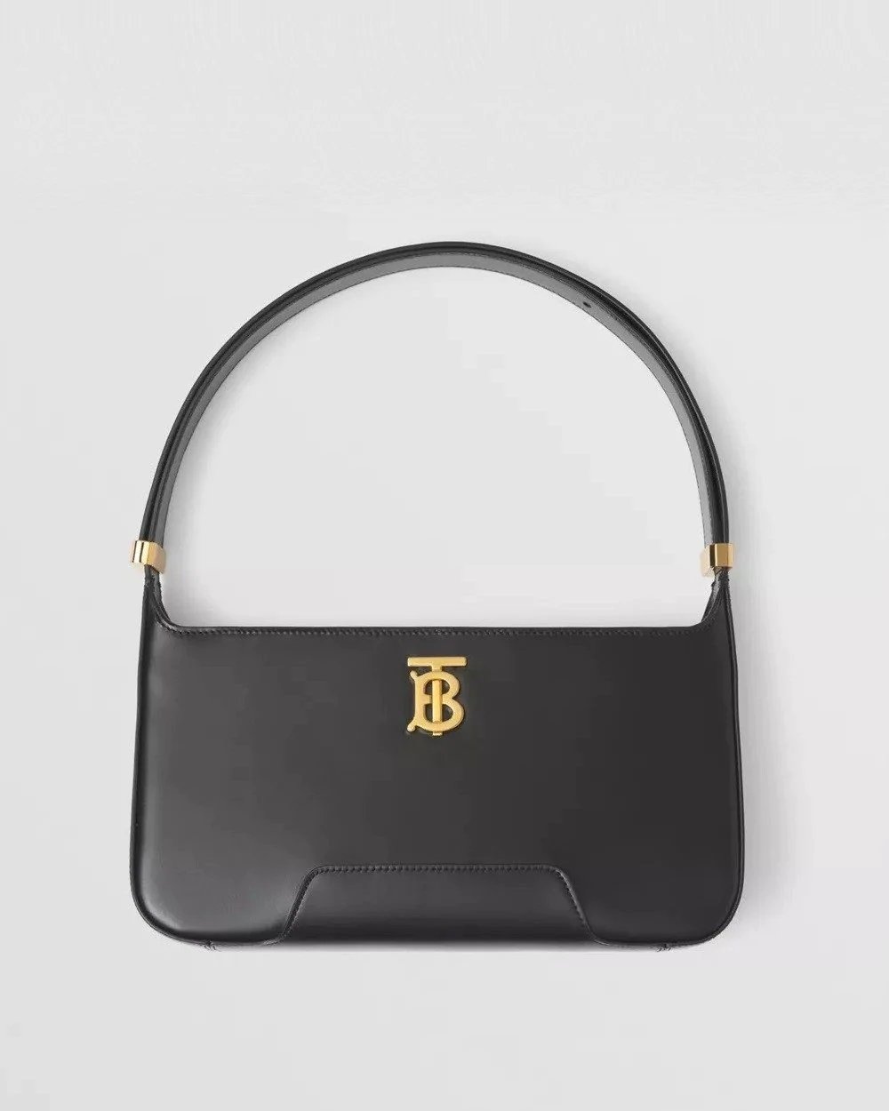 Burberry Black Leather TB Shoulder Bag-20246414