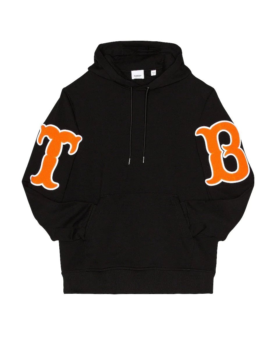 Alternative view of Burberry Cotton Drawstring Hoodie Sweatshirt