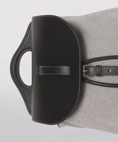 Burberry Horseferry Print Canvas and Leather Pocket Backpack 20241430 4
