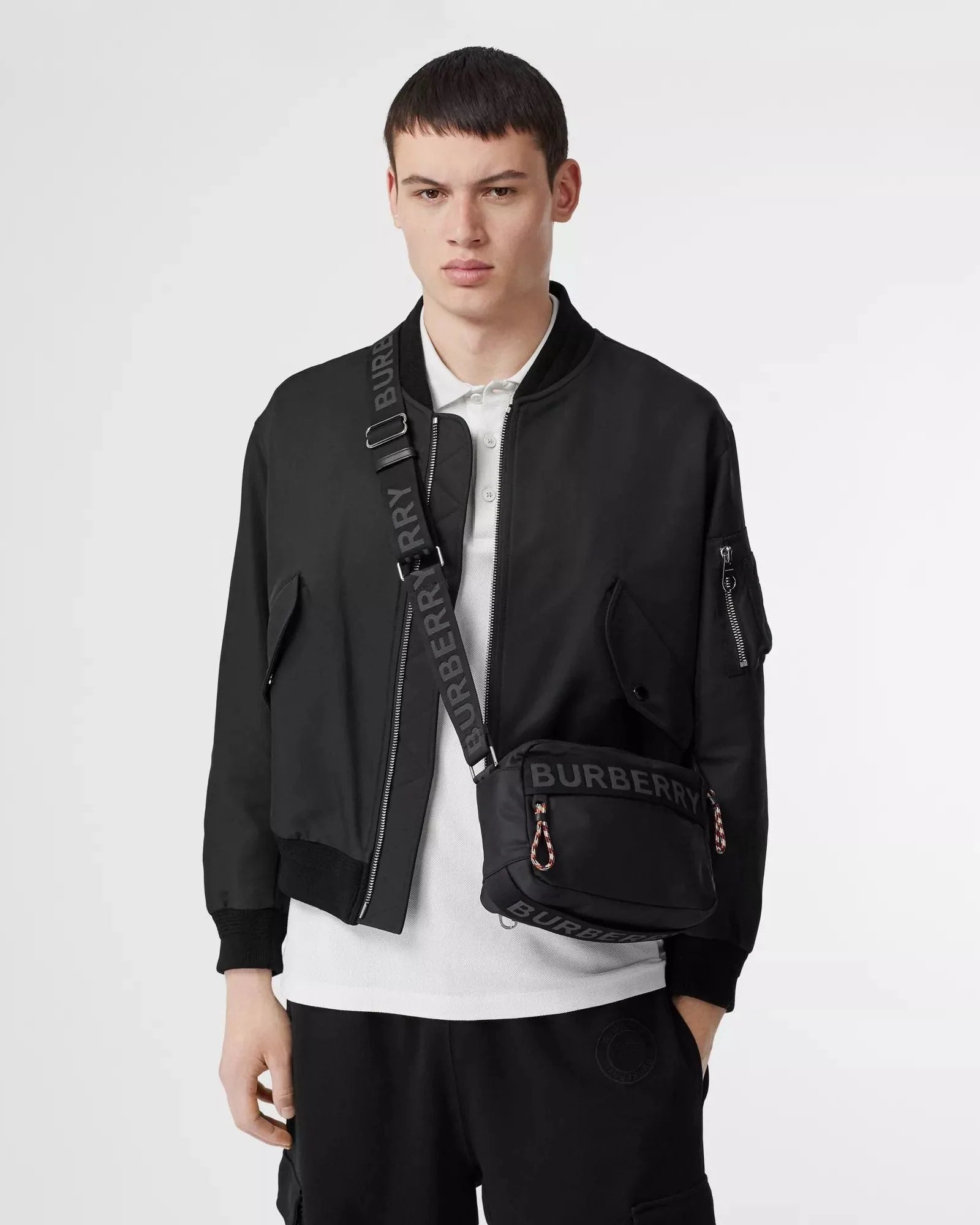 Alternative view of Burberry Logo Detail ECONYL® Crossbody Bag