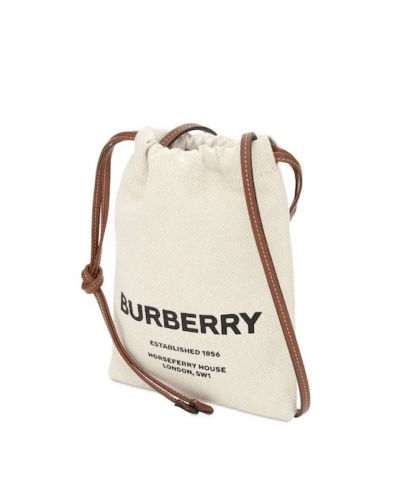 Burberry Logo Print Canvas Pouch Bag 20258220 2