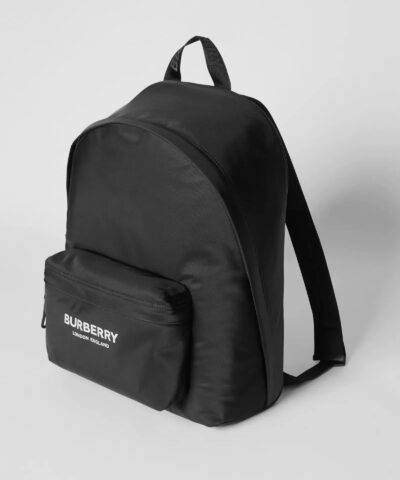 Burberry Logo Print Nylon Backpack 20241404 2