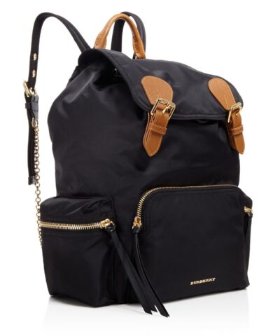 Burberry Medium Rucksack Runway Nylon Backpack Black 20225692 2