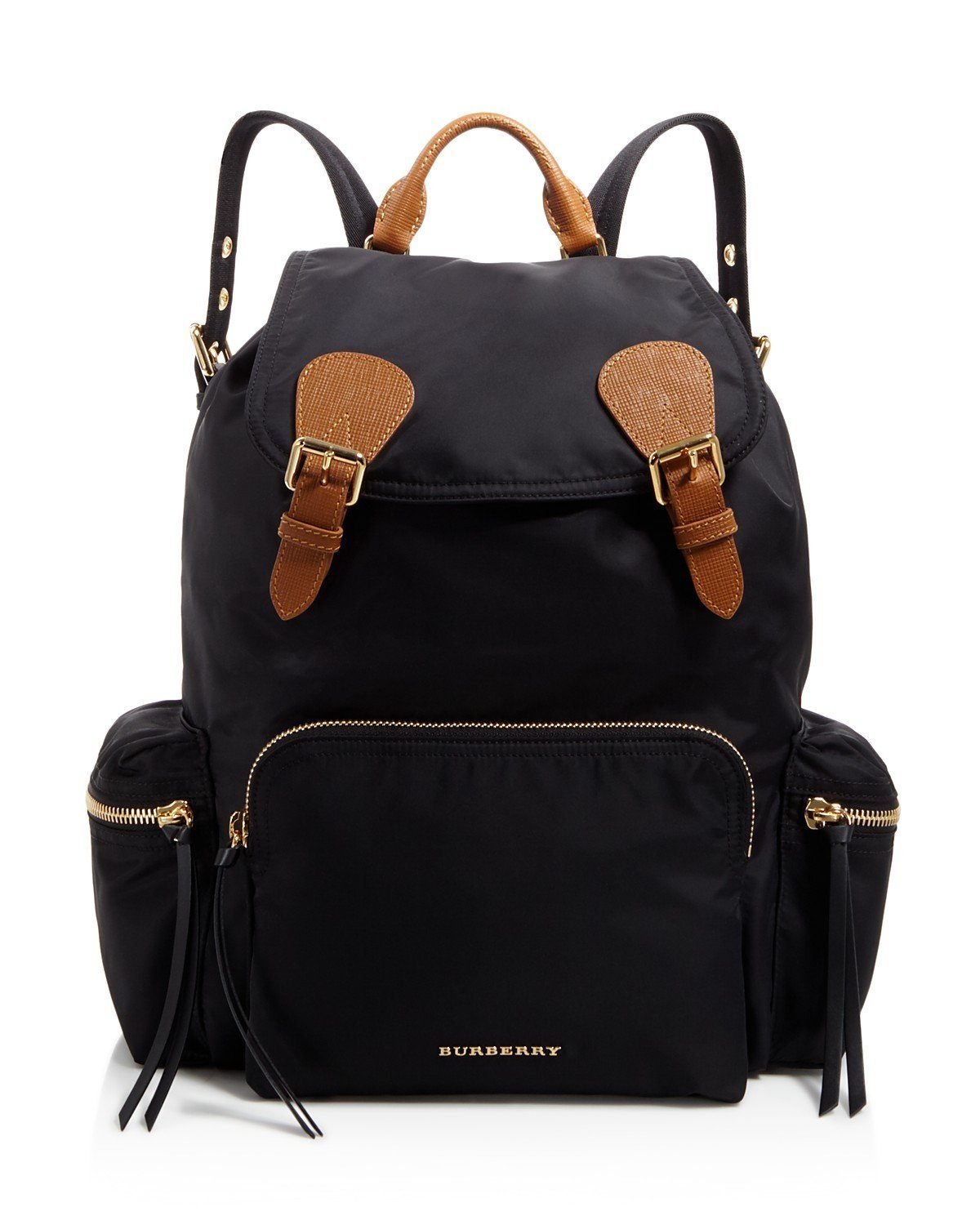Burberry Medium Rucksack Runway Nylon Backpack, Black-20225692