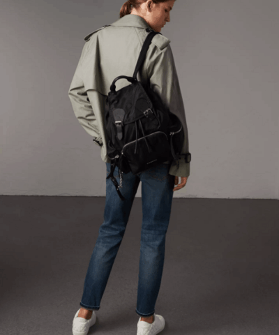 Burberry Medium Rucksack in Technical Nylon and Leather 20225669 1