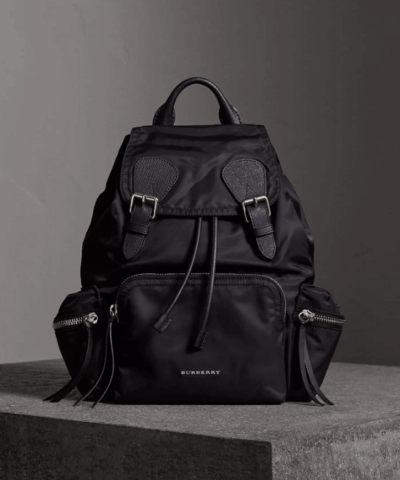Burberry Medium Rucksack in Technical Nylon and Leather 20225669 4