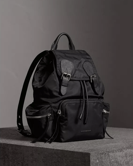 Burberry Medium Rucksack in Technical Nylon and Leather-20225669