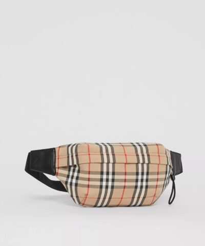Burberry Medium Vintage Check Bonded Cotton Bum Bag 20249315 5