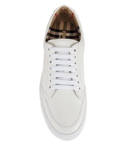 Burberry Mens Logo Detail Leather Sneakers 20246115 4