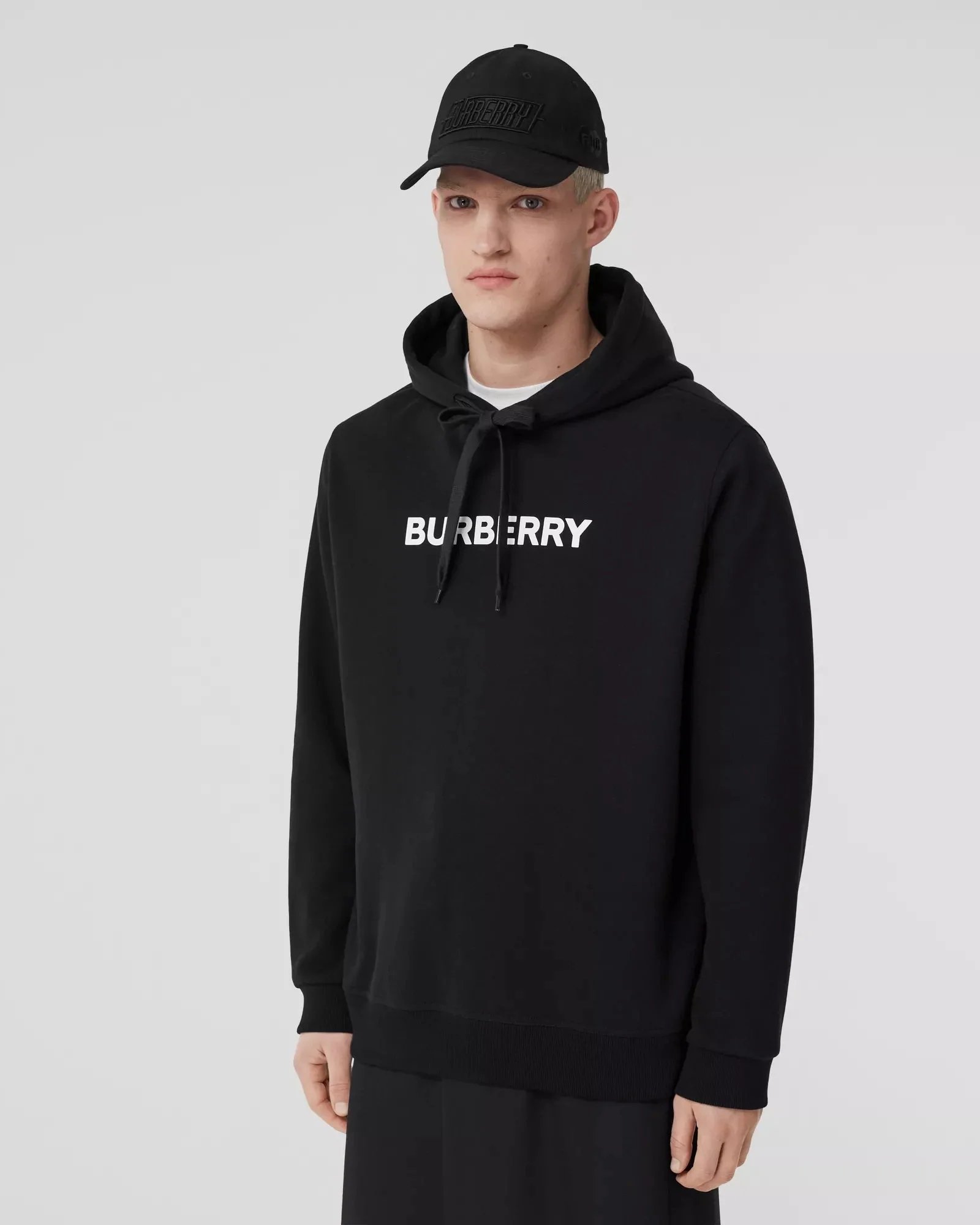 Alternative view of Burberry Men's Logo Print Cotton Hoodie