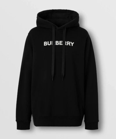 Burberry Men's Logo Print Cotton Hoodie-20238421