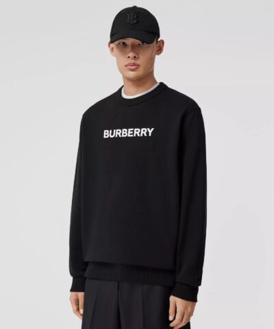 Burberry Mens Logo Print Cotton Sweatshirt 20238432 1