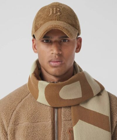 Burberry Mens Logo Wool Jacquard Scarf 20236572 5