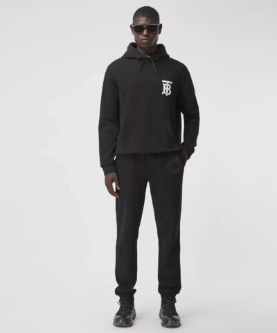 Burberry Mens Monogram Motif Cotton Hoodie 20248238 1