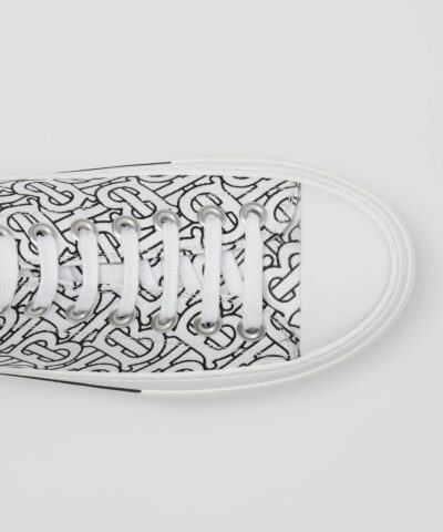 Burberry Mens Monogram Print Cotton Sneakers 20241194 2