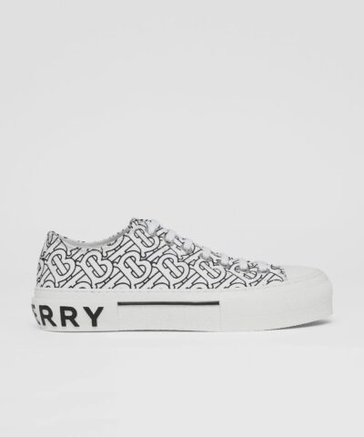 Burberry Men's Monogram Print Cotton Sneakers-20241197