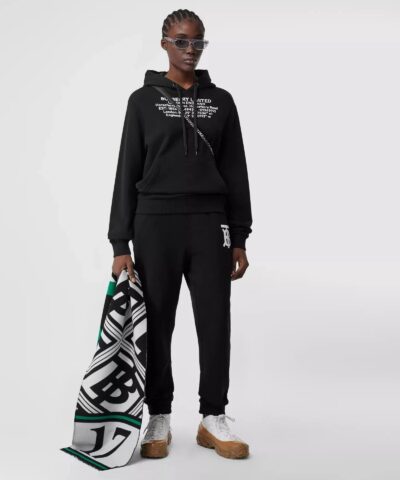 Burberry Monogram Motif Cotton Jogging Pants-20248051