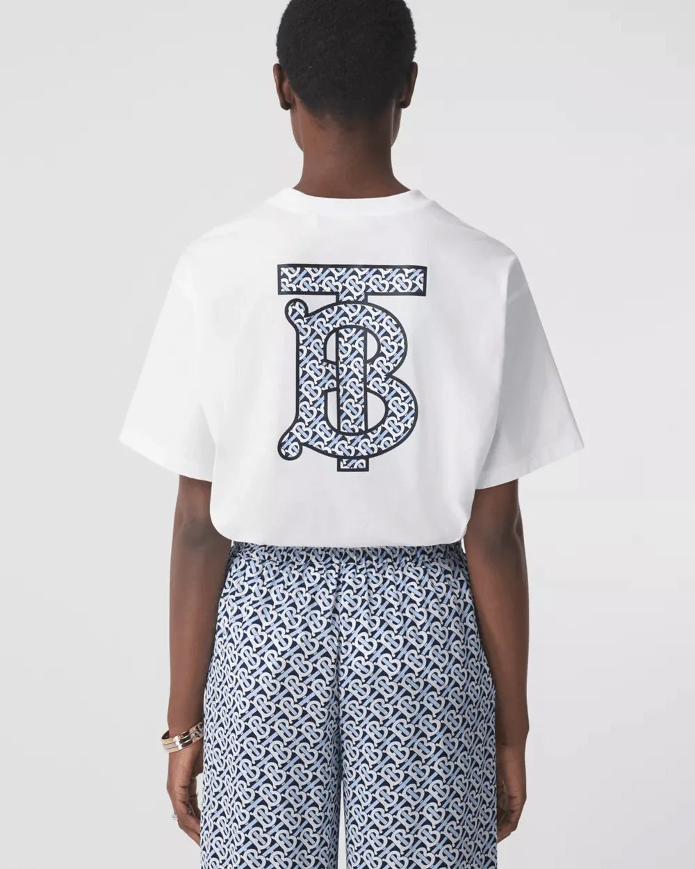 Alternative view of Burberry Monogram Motif Cotton Oversized T-shirt