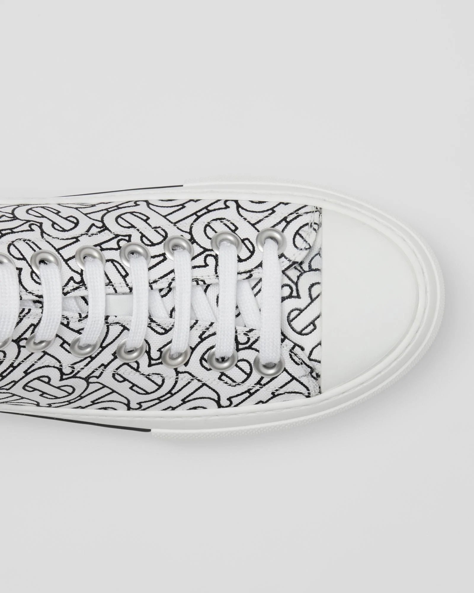 Alternative view of Burberry Monogram Print Cotton Sneakers
