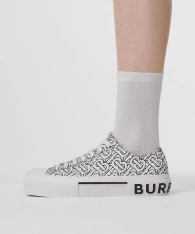 Burberry Monogram Print Cotton Sneakers 20241207 5