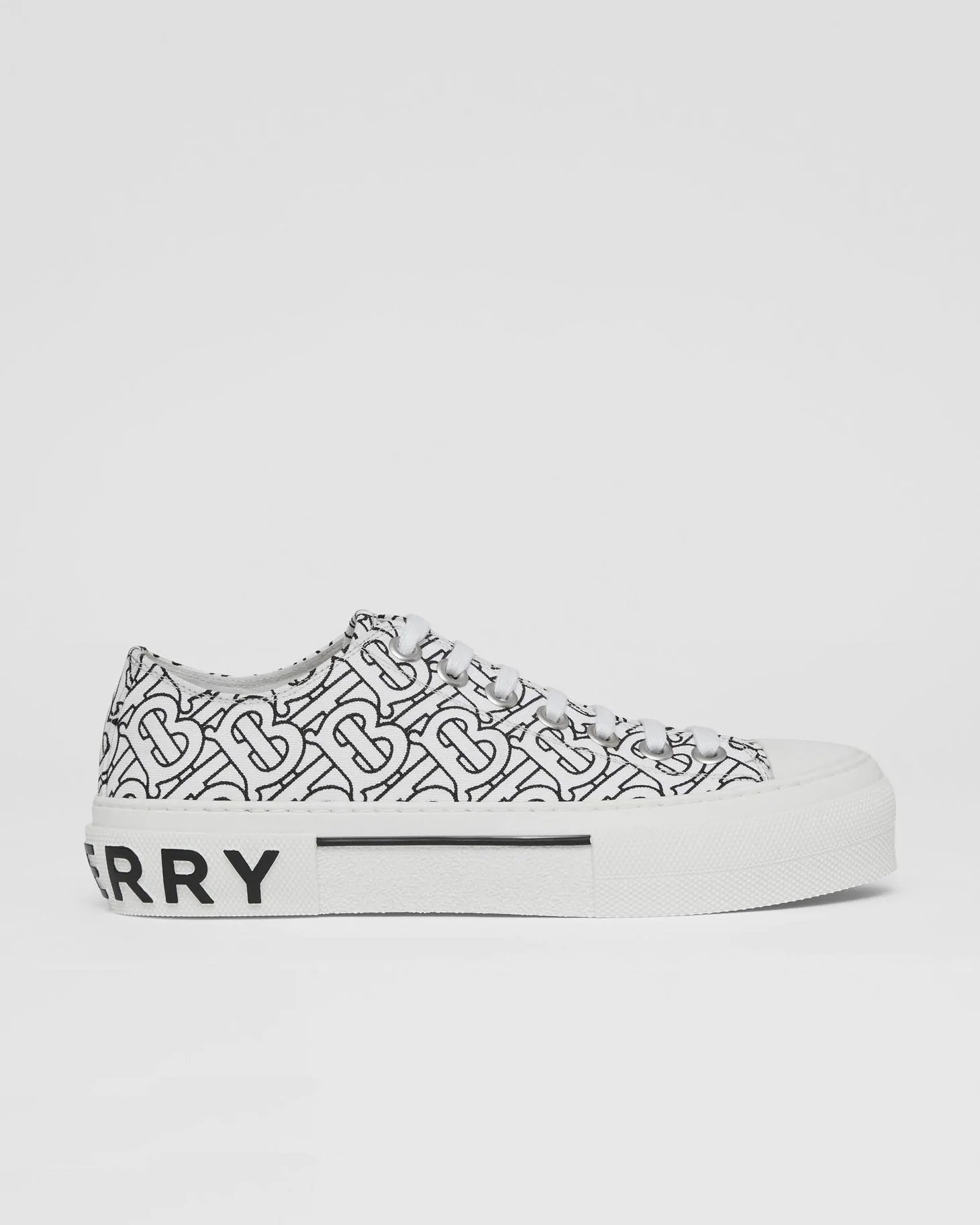 Burberry Monogram Print Cotton Sneakers-20241207