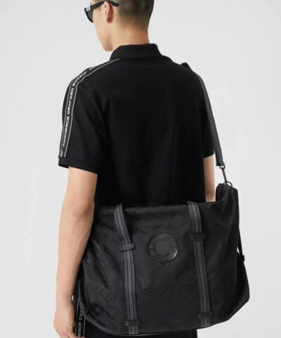 Burberry Monogram Recycled Polyester Jacquard Holdall 20241448 4