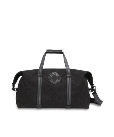 Burberry Monogram Recycled Polyester Jacquard Holdall-20241448