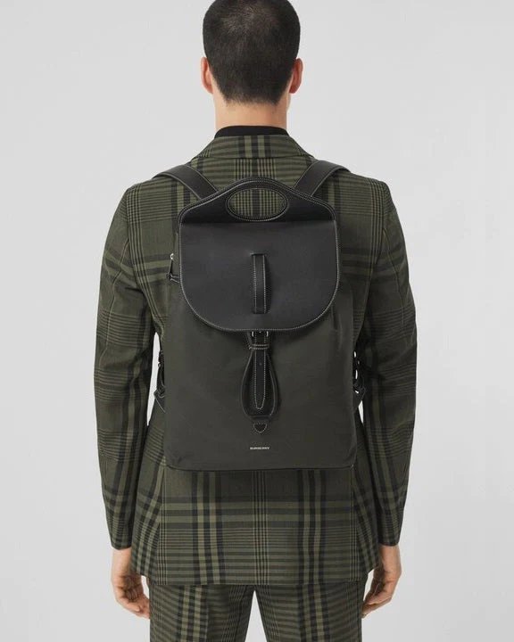 Alternative view of Burberry Nylon and Leather Pocket Backpack
