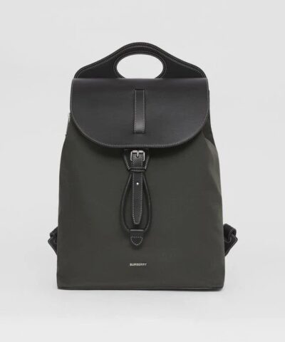 Burberry Nylon and Leather Pocket Backpack-20241441