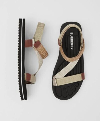 Burberry Patterson Colorblock Logo Sport Sandals 20254568 1