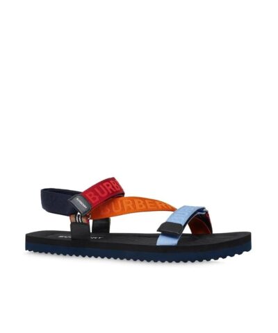 Burberry Patterson Colorblock Logo Sport Sandals - Image 3