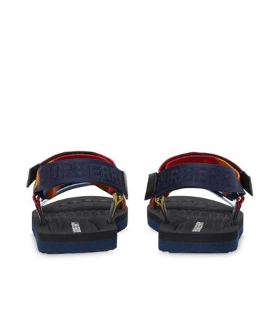 Burberry Patterson Colorblock Logo Sport Sandals - Image 4