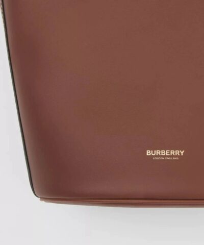Burberry Small Tan Leather Pocket Bucket Bag 20246420 3