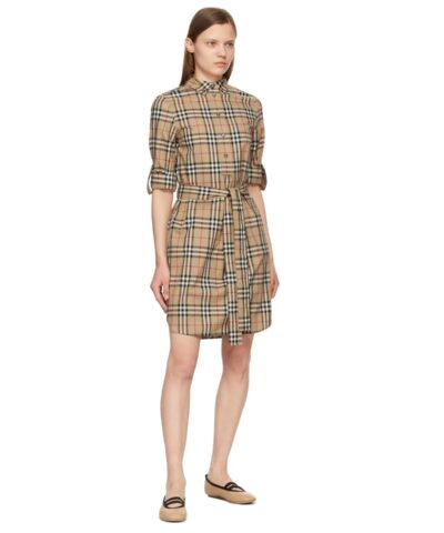 Burberry Tan Grace Ballerina Flats 20242073 4