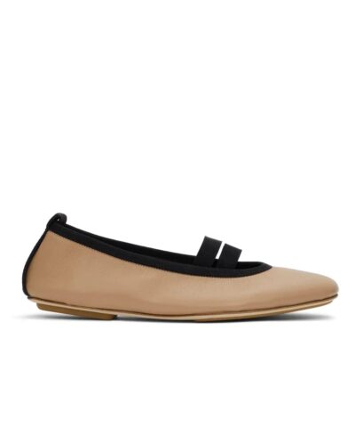 Burberry Tan Grace Ballerina Flats-20242077