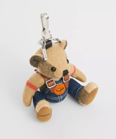 Alternative view of Burberry Thomas Bear Charm in Denim