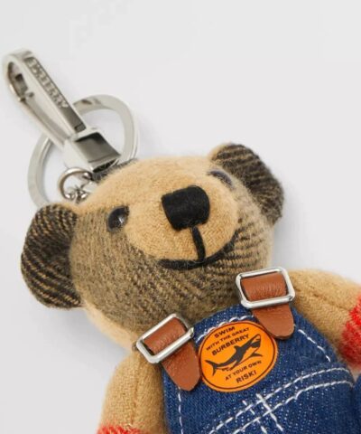 Burberry Thomas Bear Charm in Denim - Image 3