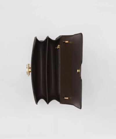 Burberry Topstitched Grainy Leather Small TB Bag 20239818 2