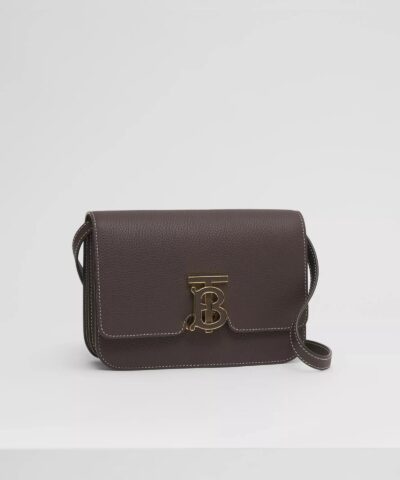 Burberry Topstitched Grainy Leather Small TB Bag 20239818 9