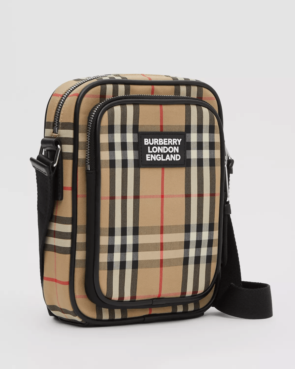 Alternative view of Burberry Vintage Check and Leather Crossbody Bag