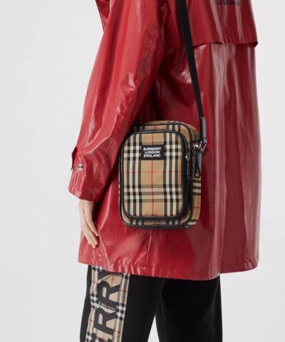 Burberry Vintage Check and Leather Crossbody Bag 20225651 5