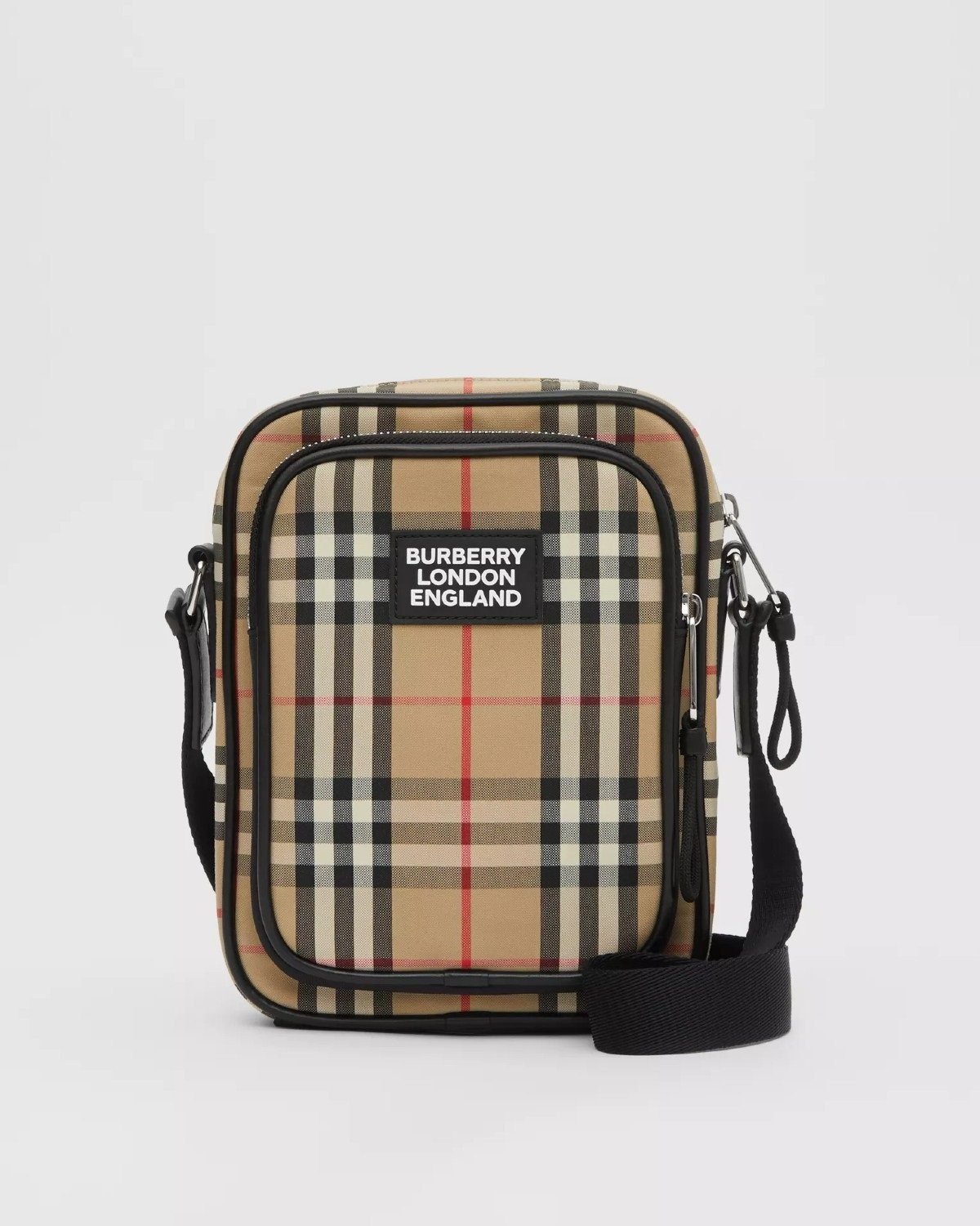 Burberry Vintage Check and Leather Crossbody Bag-20225651