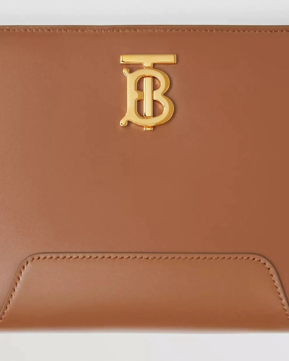 Alternative view of Burberry Warm Tan Leather TB Shoulder Bag